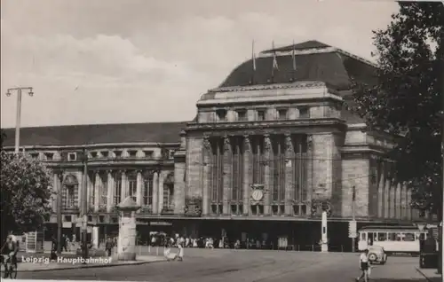 Leipzig - Hauptbahnhof - 1959