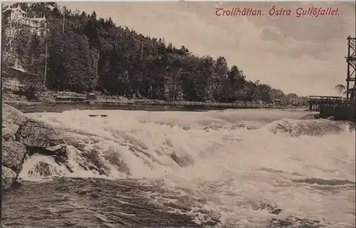Schweden - Schweden - Trollhättan - Ostra Gullöfallet - 1913