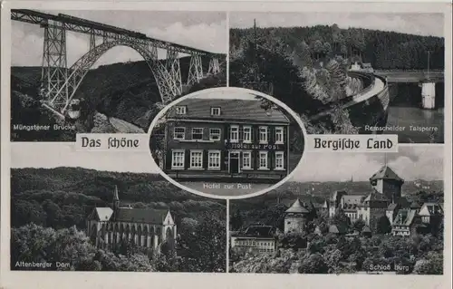 Bergisches Land - u.a. Schloß Burg - 1952