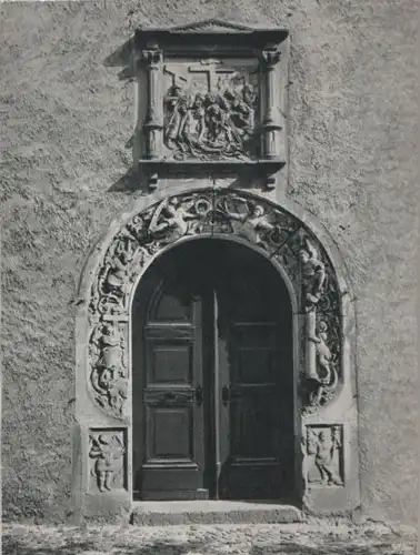 Torgau - Schloßkapelle, Portal - 1974