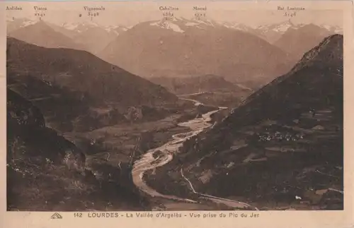 Frankreich - Frankreich - Lourdes - La Vallee de Argeles - ca. 1935