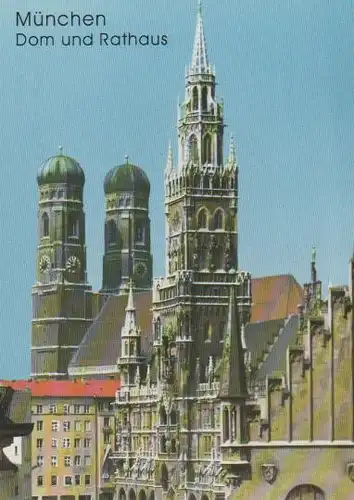 München - Frauenkirche sowie Rathaus - ca. 1985