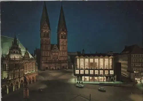 Bremen - Rathaus, Dom und Haus der Bürgerschaft