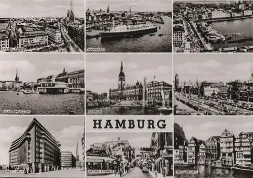 Hamburg - u.a. Landungsbrücken - 1965