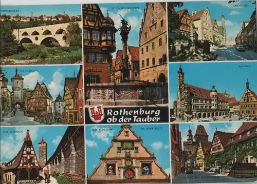 Rothenburg - u.a. St. Georgsbrunnen - ca. 1975