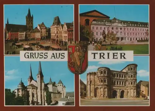 Trier - u.a. Hauptmarkt und St. Gangolph - 1988