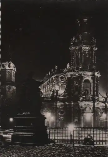Dresden - Kath. Propsteikirche und Schloß - 1962