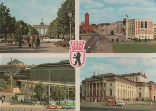 Berlin, Ostteil - u.a. Unter den Linden - 1968