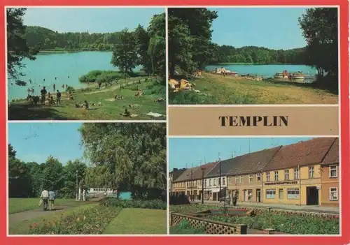 Templin - u.a. Dampferanlegestelle - ca. 1985