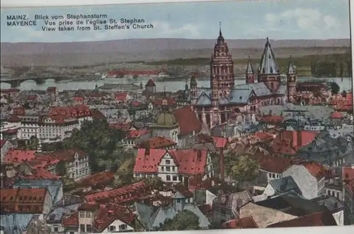 Mainz - Blick vom Stephansdom - ca. 1925