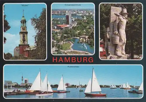Hamburg u.a. Hummel Denkmal - ca. 1975