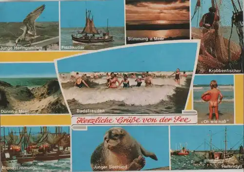 Nordsee - u.a. Dünen und Meer - 1985