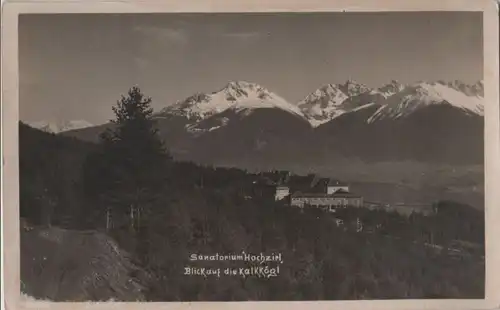 Österreich - Österreich - Zirl-Hochzirl - Sanatorium, Blick auf Kalkkögl - 1925