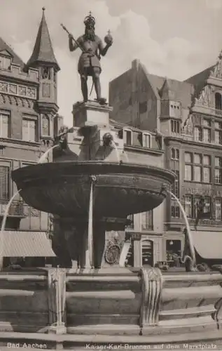 Aachen - Marktplatz - ca. 1955