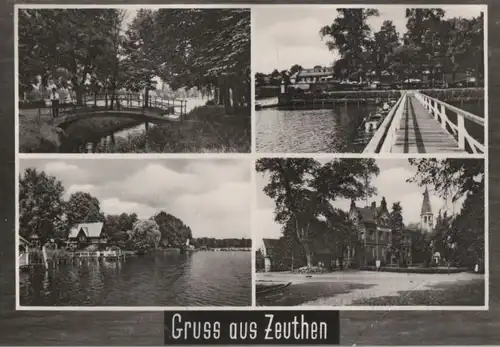 Zeuthen - 4 Teilbilder - 1970