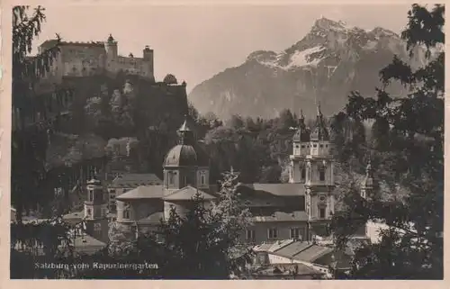 Österreich - Österreich - Salzburg vom Kapuzinergarten - 1938