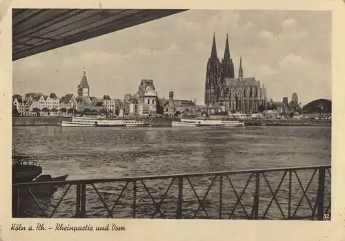 Köln - Rheinpartie und Dom