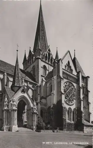 Schweiz - Schweiz - Lausanne - La Cathedrale - ca. 1955