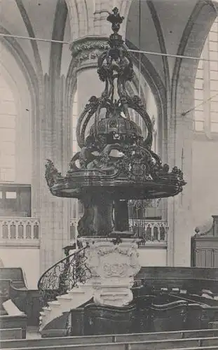 Niederlande - Niederlande - Dordrecht - Preekstoel in de Groote Kerk - ca. 1935