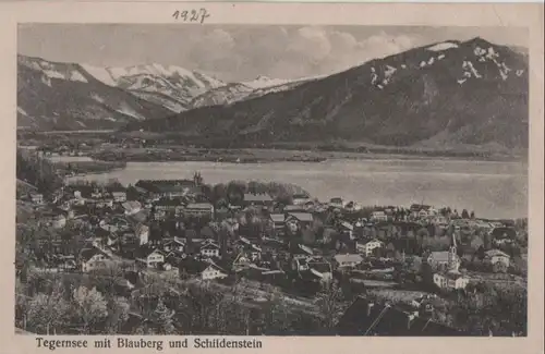 Tegernsee - mit Blauberg und Schildenstein - ca. 1950