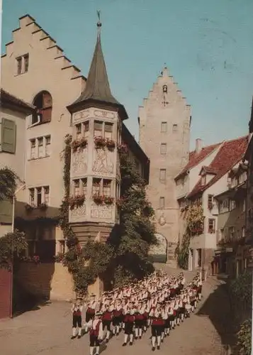 Meersburg - Marktplatz mit Knabenmusik - 1981