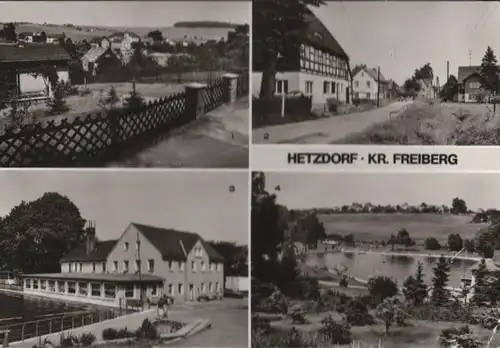 Halsbrücke-Hetzdorf - u.a. Teilansicht - 1990