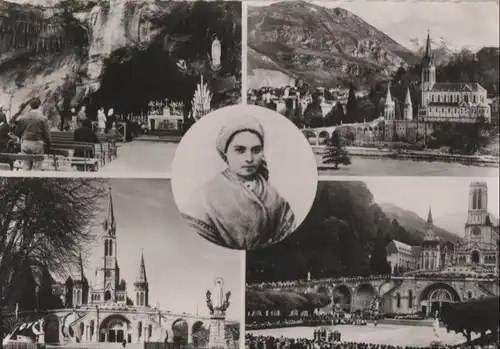 Frankreich - Frankreich - Lourdes - mit 5 Bildern - ca. 1955