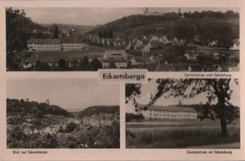 Eckartsberga - u.a. Zentralschule mit Eckartsburg - ca. 1960