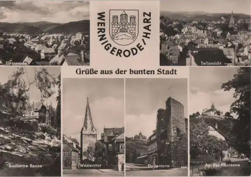 Wernigerode - u.a. Westerntor - 1962