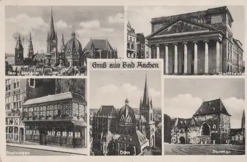 Gruß aus Bad Aachen - 1961