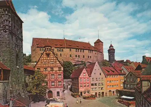 Nürnberg - Blick auf die Burg - ca. 1975