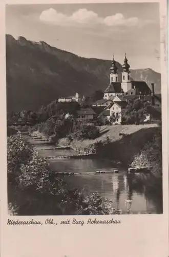 Niederaschau (OT von Aschau) - Burg Hohenaschau - 1953