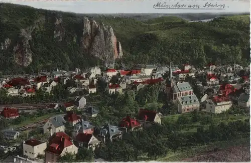 Bad Münster am Stein - Blick vom Rotenfels - ca. 1965