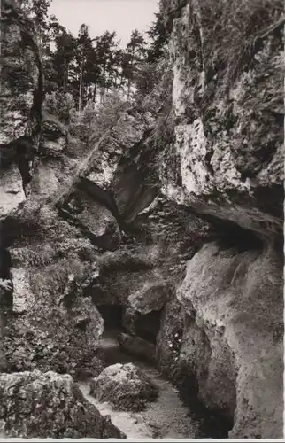 Teufelshöhle (Fränk. Schweiz) - Ausgang - ca. 1955