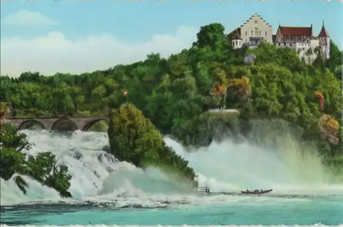 Schweiz - Rheinfall (Wasserfall) - Schweiz - mit Schloss Lauffen