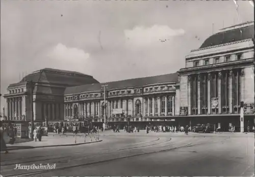 Leipzig - Hauptbahnhof - 1957