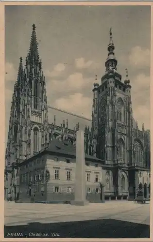 Tschechien - Tschechien - Prag - Praha - Chram cv. Vita - ca. 1955