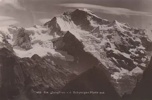 Schweiz - Schweiz - Jungfrau - v.d. Schynigen Platte - 1917