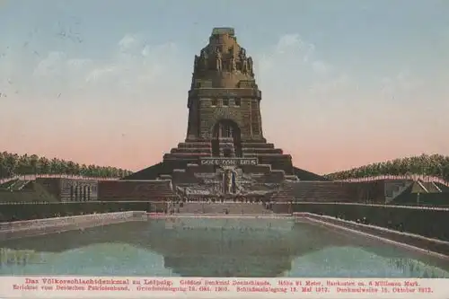 Leipzig - Völkerschlachtdenkmal - 1926