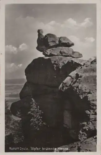Kurort Oybin - Töpfer, brütende Henne - 1953