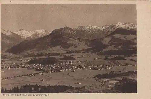 Sonthofen, Oberallgäu - von oben