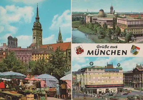 München - mit 3 Bildern - ca. 1975