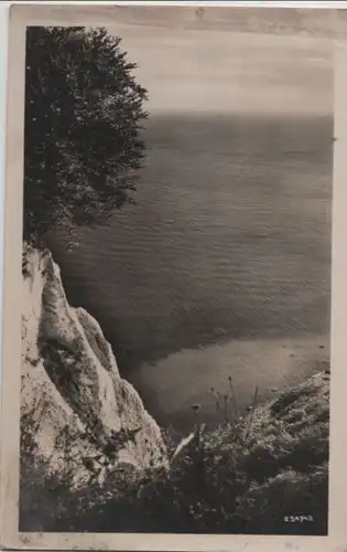 Rügen, Stubbenkammer - Blick vom Königsstuhl - ca. 1955