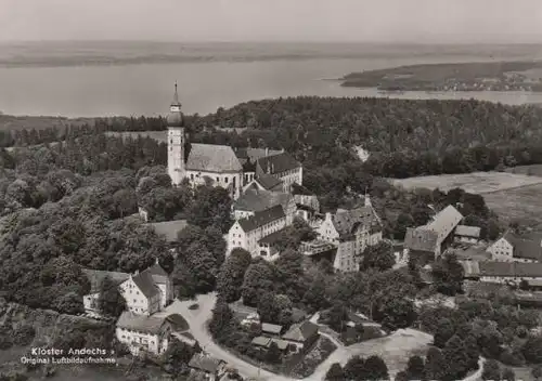 Kloster Andechs - Luftbild - 1962