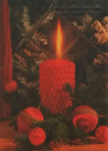 Frohe Weihnachten Kerze