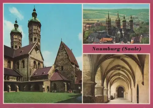 Naumburg - u.a. Dom, Innenhof - 1981