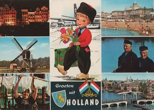 Niederlande - Niederlande - Holland - mit 6 Bildern - ca. 1980