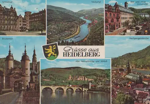 Heidelberg - u.a. Neckartal - 1975