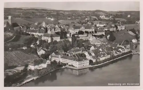 Meersburg Bodensee - Luftbild - ca. 1955
