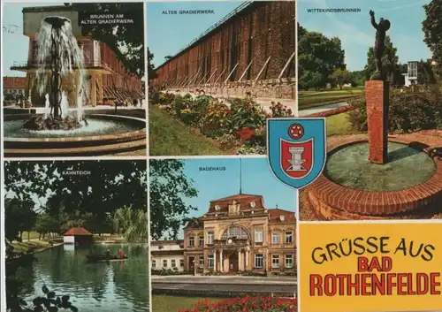 Bad Rothenfelde - u.a. Brunnen am alten Gradierwerk - 1985